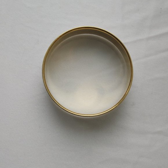 J Crew Wide Cuff Bracelet Lilac Gold Jewelry - Picture 6 of 6